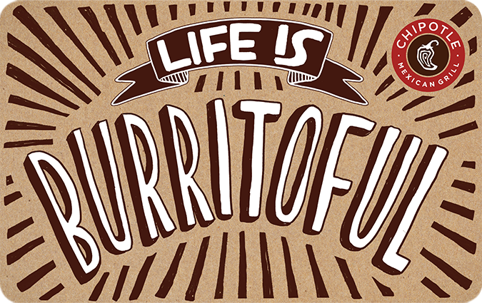 Chipotle gift card